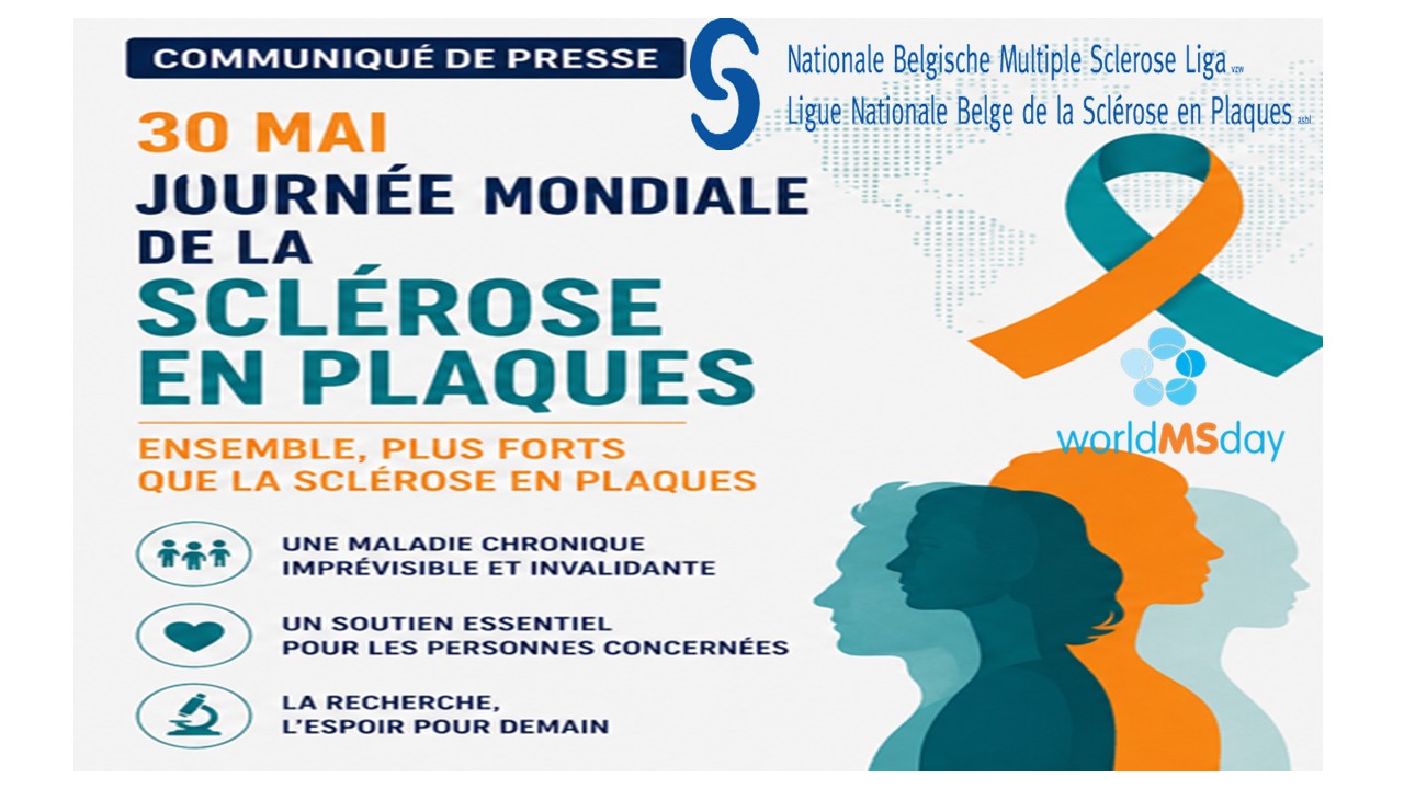 🚨COMMUNIQUÉ DE PRESSE: 30 mai – Journée Mondiale de la Sclérose en Plaques!